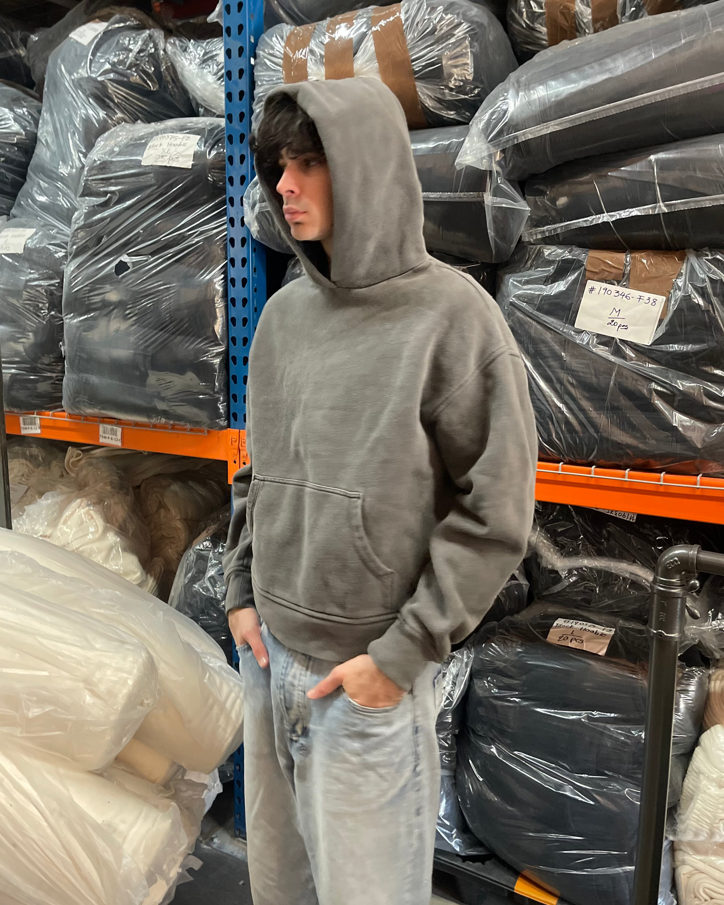 VINTAGE BLACK HOODIE