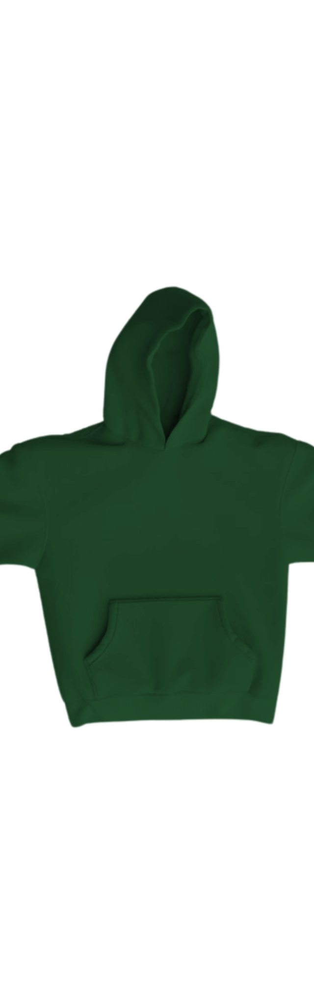 GARMENT DYE GREEN HOODIE