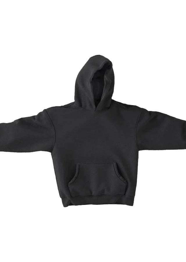 BLACK FLEECE HOODIE