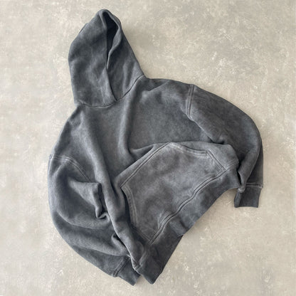 OIL BLACK HOODIE